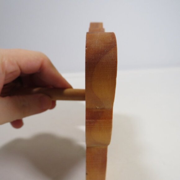 Butterfly Vintage Solid Wooden Hook Wall Hanger Kids Wooden unfinished - Picture 3 of 7